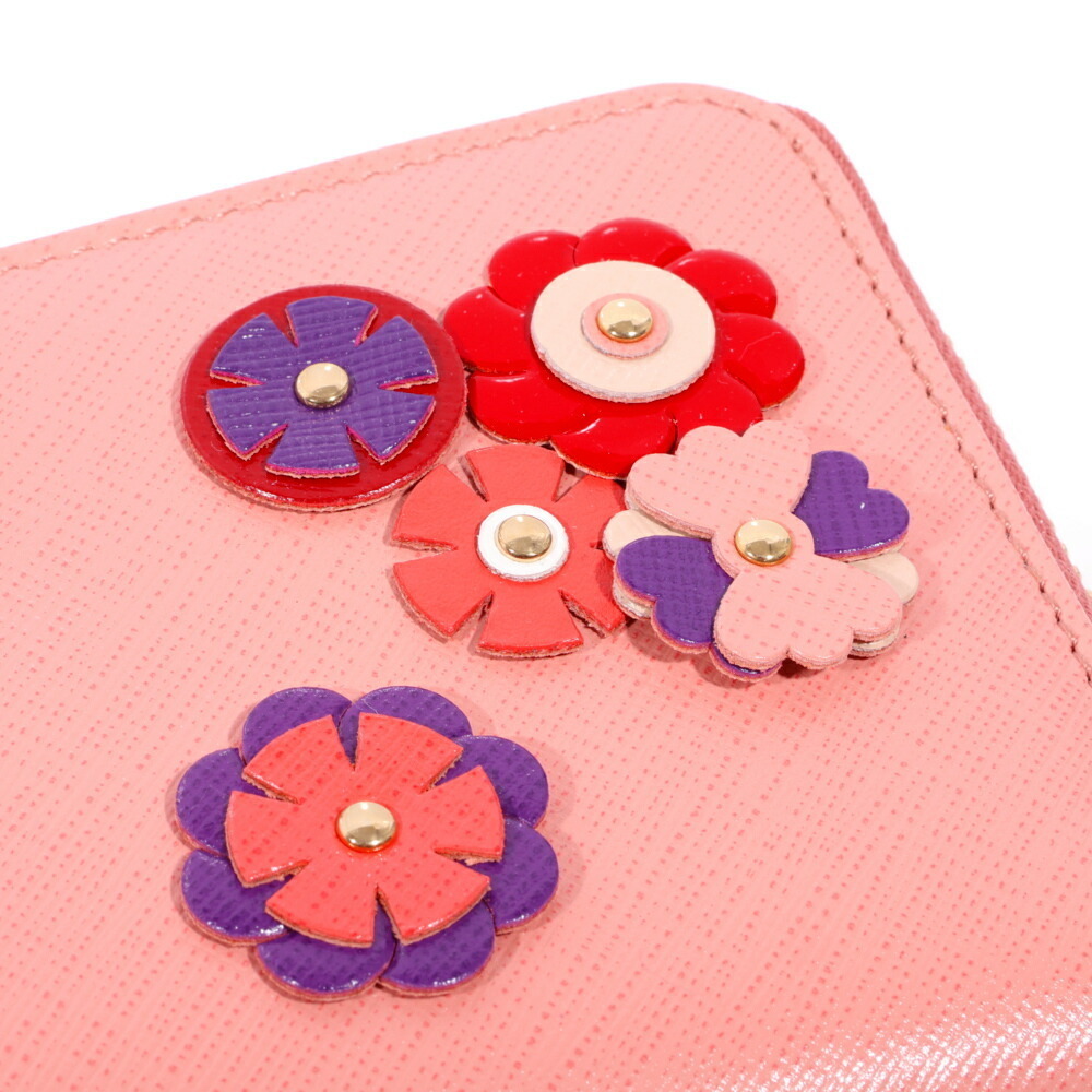 Salvatore Ferragamo Patchwork Long Pink Leather W… - image 8